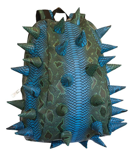 Mochila Divertida Y Moderna  Con Correa Ajustable Azul Mamba