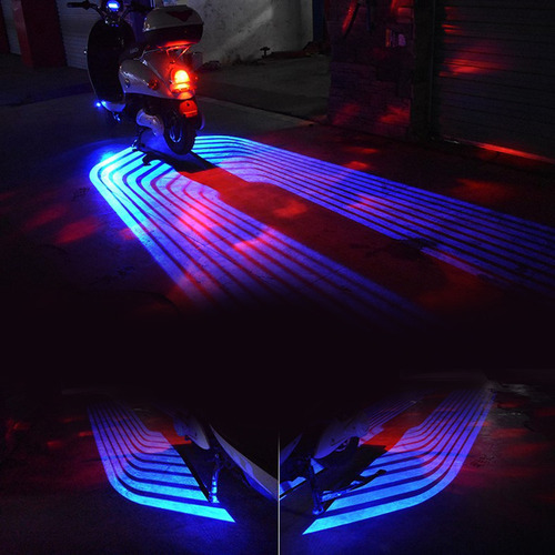 Iluminación De Luz De Neón Led De Ala De Ángel Para Azul