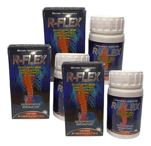 R-flex 3 Pack 30 Tab 400 Mg C/u Osteoporosis Reumas 