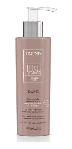 Leave In Amend Luxe Creations Blonde Care 180ml