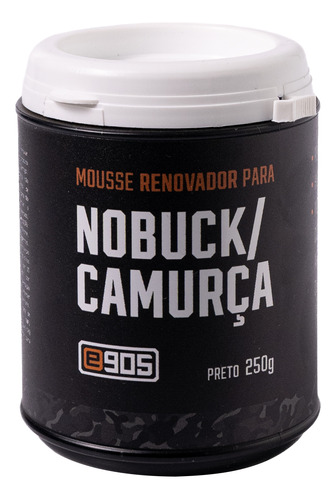 250g Creme Mousse Renovador Para Bota Nobuck E Camurça E905