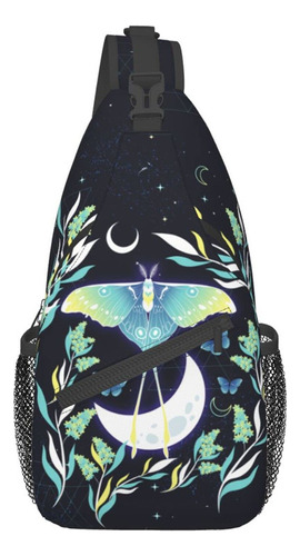 Bcqjnb Witchy Moon Goth Mushroom Sling Mochila Bandolera Ban