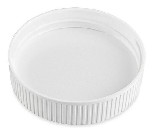 4 Tapas De Plastico Blanca De 1.9 Cm De Altura, Para Frascos Mason Jar Ball Boca Regular