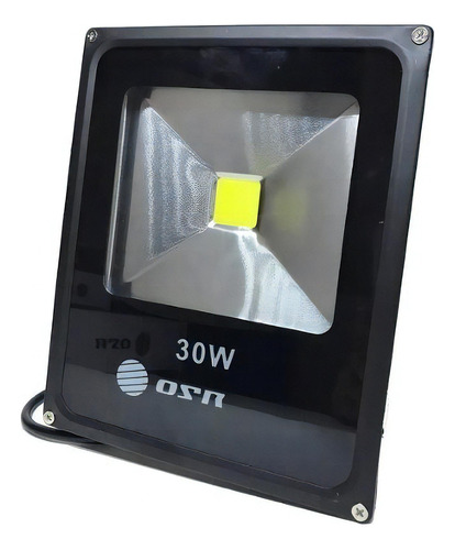 Reflector LED OSR Reflector LED 30W con luz blanco frío y carcasa negro 220V