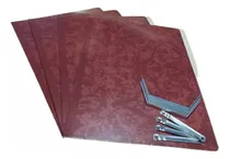 Comprar Carpeta Fibra Marron Oficio (paquete 25 + Ganchos)