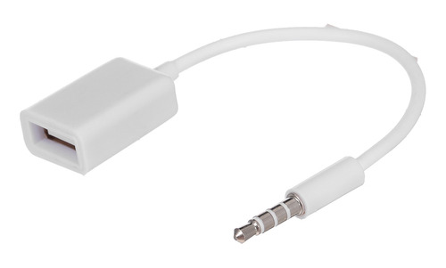 Conector De Audio Auxiliar De Coche Macho De 3,5 Mm A Adapta