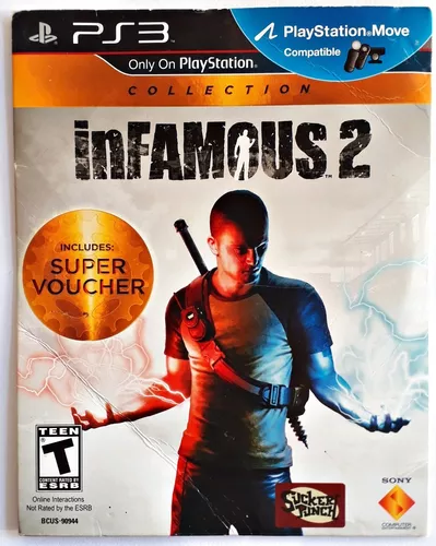 Jogo Ps3 Infamous Mídia Física Original