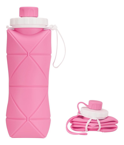 Botella Agua Plegable Con Válvula, Botella Flexible Sin Bpa