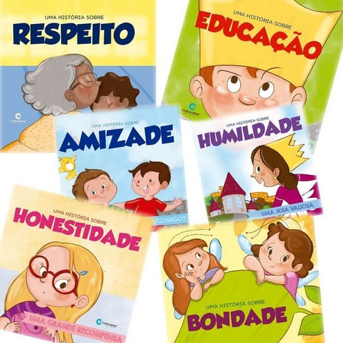 Kit 6 Livros Coleção Valores