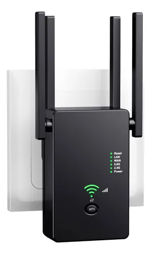 Repetidor Wifi Amplificador Se al De 1200mbps 2.4 5.8ghz Wps