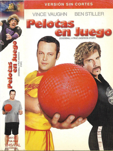 Pelotas En Juego Vhs Ben Stiller Vince Vaughn Max_wal