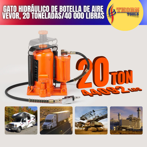 Gato Hidráulico De Botella De Aire 20 Ton Hb