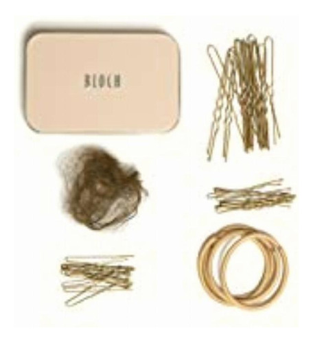 Bloch Kit De Cabello Unisex Para Adultos, Color Caramelo, 1 Color Caramelo