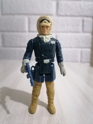 Star Wars Vintage, Han Solo Hoth De 1980 Con Arma Repro