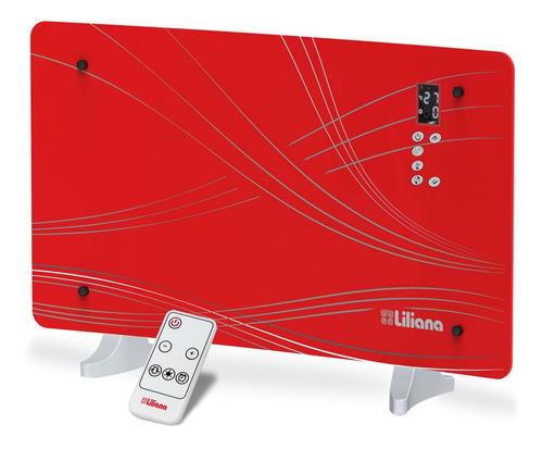 Panel calefactor eléctrico Liliana PPV510 rojo y gris 220V-240V
