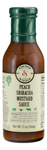 Fischer & Wieser Salsa De Mostaza Sriracha, 13 Oz, Paquete D