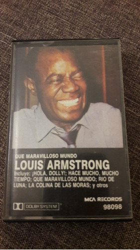 Cassette Louis Armstrong Que Maravilloso Mundo