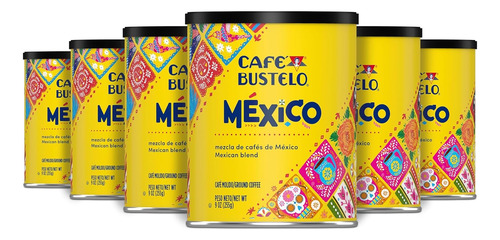 Café Bustelo Mexico Blend Dark Roast Ground Coffee, 9 Onzas