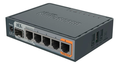 Mikrotik Rb760igs Router Hex S Dual Core 5 Puertos Gigabit