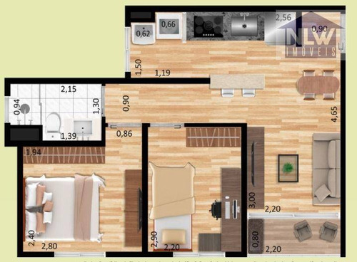 Imagem 1 de 8 de Apartamento Com 2 Dormitórios À Venda, 42 M² Por R$ 240.000,00 - Sacomã - São Paulo/sp - Ap3748