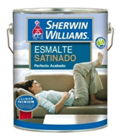 Galon Sherwin Williams Esmalte Satinado Blanco Clase A 