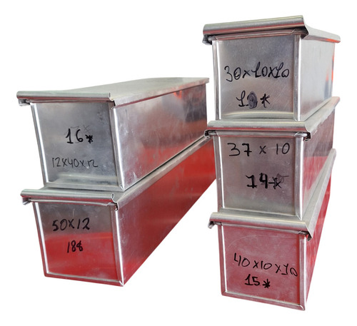 Molde Para Pan De Sandwich De Aluminio Aptos Para Horno