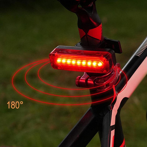 Bike Taillight Cycling Safe Advertencia Linterna Recargable