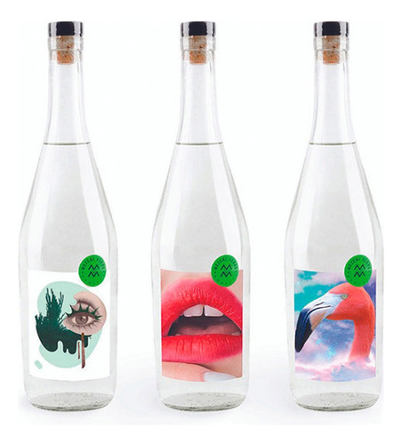 Mezcal Amaras Verde Momento 700 Ml ( 3 Pack )