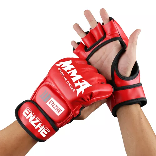 Enzhe - Guantes Mma Para Hombre Y Mujer, Ufc, Kickboxing, S