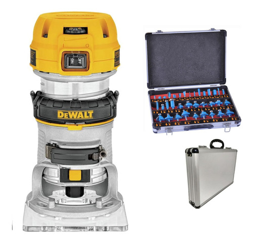 Rebordeadora Velocidades 1.25hp Dewalt Dwp611 + Fresas X 35