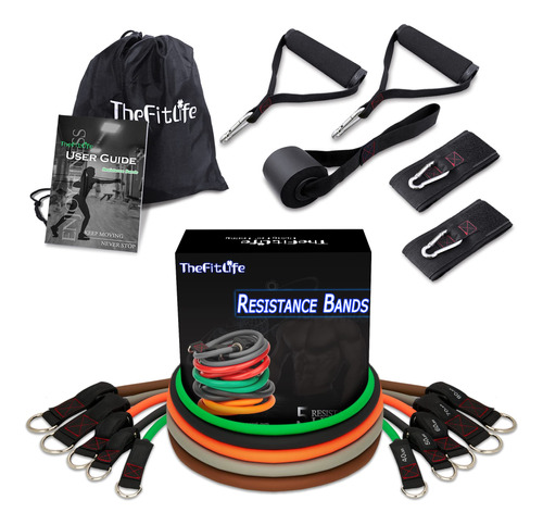 Thefitlife Bandas De Resistencia Para Ejercicio Con Asas, 5