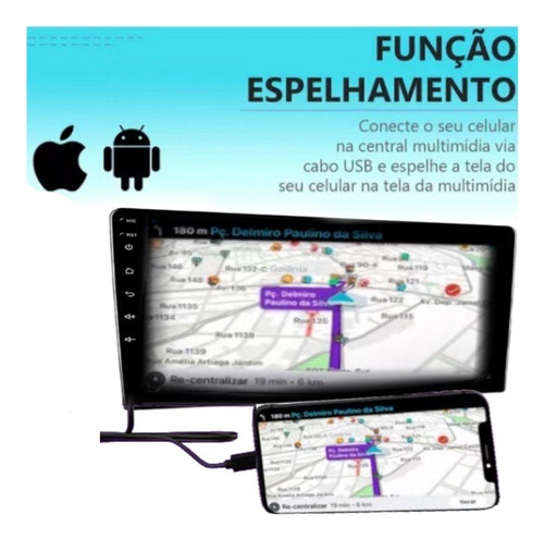Central Multimidia Palio Weekend 2014 Android Auto Carplay
