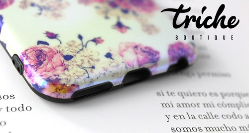 Funda Rosas Vintage Flores Tornasol Dama Para iPhone 6 / 6s