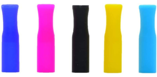 100 Puntas De Pajitas Reutilizables De Silicona Para Pajitas