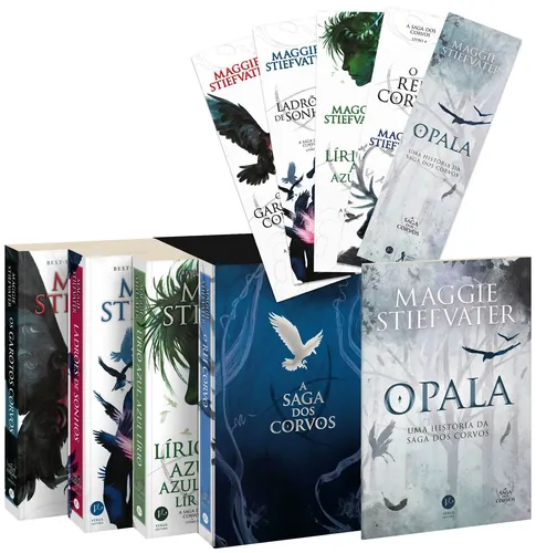 Livro Box A Saga Dos Corvos Acompanha Marcadores E Conto