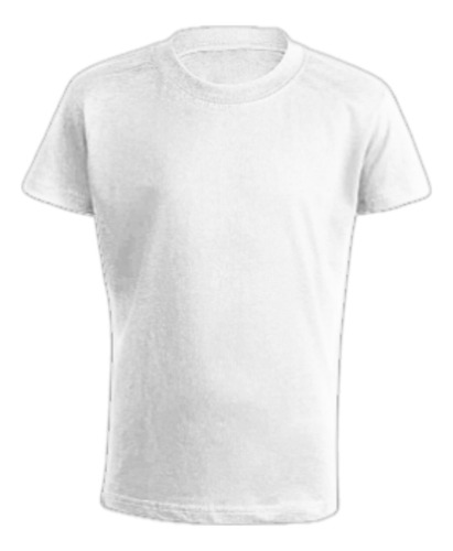 Remeras Camisetas Blanco Niños Deportivas Dryfit Manga Corta