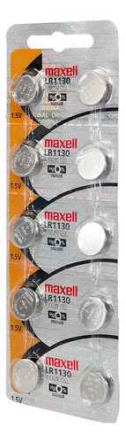 Pack 10 Pila Lr1130 Maxell 1,5v - Lr 1130