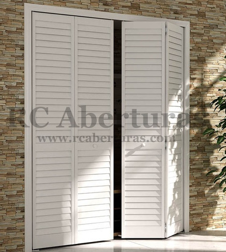 Imagen 5 de 10 de Plegable 2 Hojas Ciega Con Lustre 81 X 204 A 206 Alto