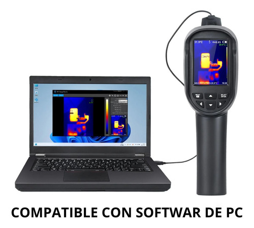 Cámara Termográfica Con Wifi Ht-06 (256×192) Profesional