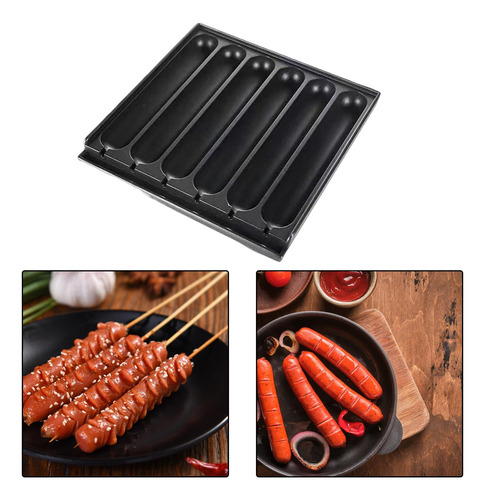 Sartén Para Asar Salchichas Diy Waffle Corn Dog Maker Para