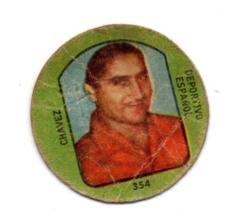 Figurita Futbol Deportito 1963 D. Español Chavez N° 354