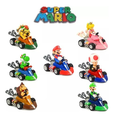 Super Mario Kart De 12 Cm De Colección Personajes A Elección