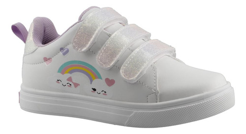 Tenis Deportivo Pv815732 Ligera Bicolor De Piso Estampado Mr