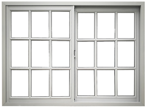 Ventanas De Aluminio Blanco 180x200 Vidrio Repartido 3mm 