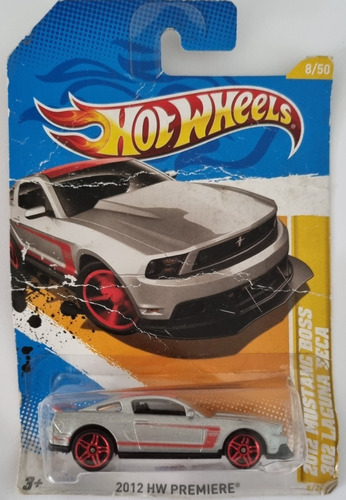 Hot Wheels 2012 Mustang Boss 302 Laguna Hw Premiere Cinza