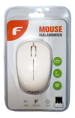 Mouse Inalámbrico Fujitel I160mws101b Blanco