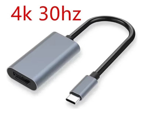 Adaptador Tipo C Para Hdmi 4k/30hz, Cabo Conversor Fêmea