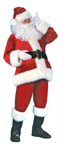Traje Papá Noel Hombre Disfraz Santa Claus Hombre