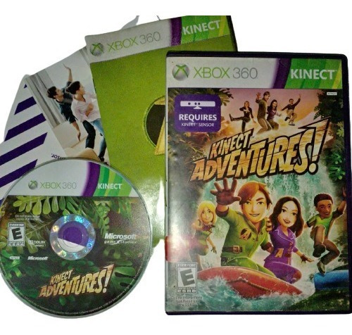 Kinect Adventures Juego Xbox 360 Completo Con Manuales