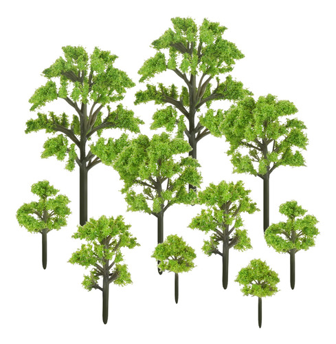 20 Pieza Arbol Miniatura Hada Para Jardin Modelo Tren